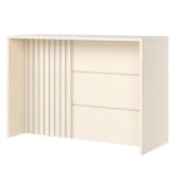 Bancada Ilha Gourmet Ripada Connect Off White - Móveis Henn Off White