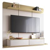 Home Suspenso Galax Off White-champanhe Para Tv Até 70? Hb Móveis Off White-champanhe