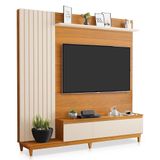 Estante Home Theater Jacarta Freijó-off White Para Tv Até 65 - Móveis Luapa Freijó-off White