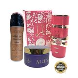 Kit 3 Em 1 Lattafa - Perfume Yara Candy - Creme Alien E Desodorante Fakhar Feminino: O Toque Perfeito Para Sua Pele