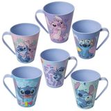 Kit 10 Canecas Com Alça Stitch Festa Infantil Enfeite Páscoa