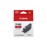 Tanque De Tinta Canon Pfi-5100 Vermelho Genuíno Para Imageprograf Pro-310