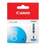 Tanque De Tinta Canon Cli-8 Ciano Genuíno Para Ip4300, Ip3500, Ip3300
