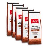 Café Melitta Regiões Brasileiras Mogiana Kit 5 Pacotes 250g