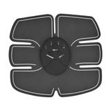 Cinta Tonificadora Muscular Abdômen Estimulador Muscular Abdominal Elétrico Ems 6 Packs Preto