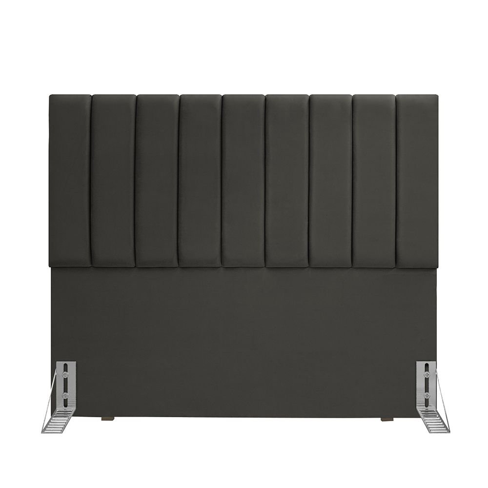 Cabeceira Cama Casal Boucle Premium Cinza