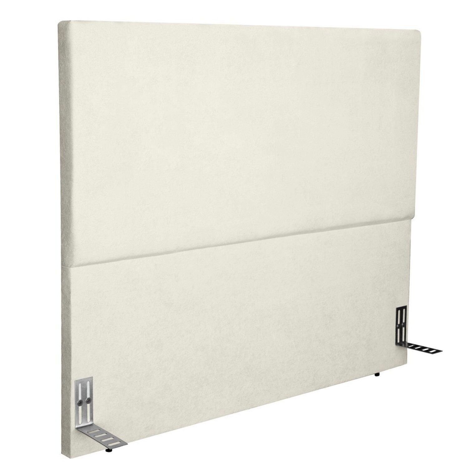 Cabeceira Cama Box Estofada Bouclê Carla Off White