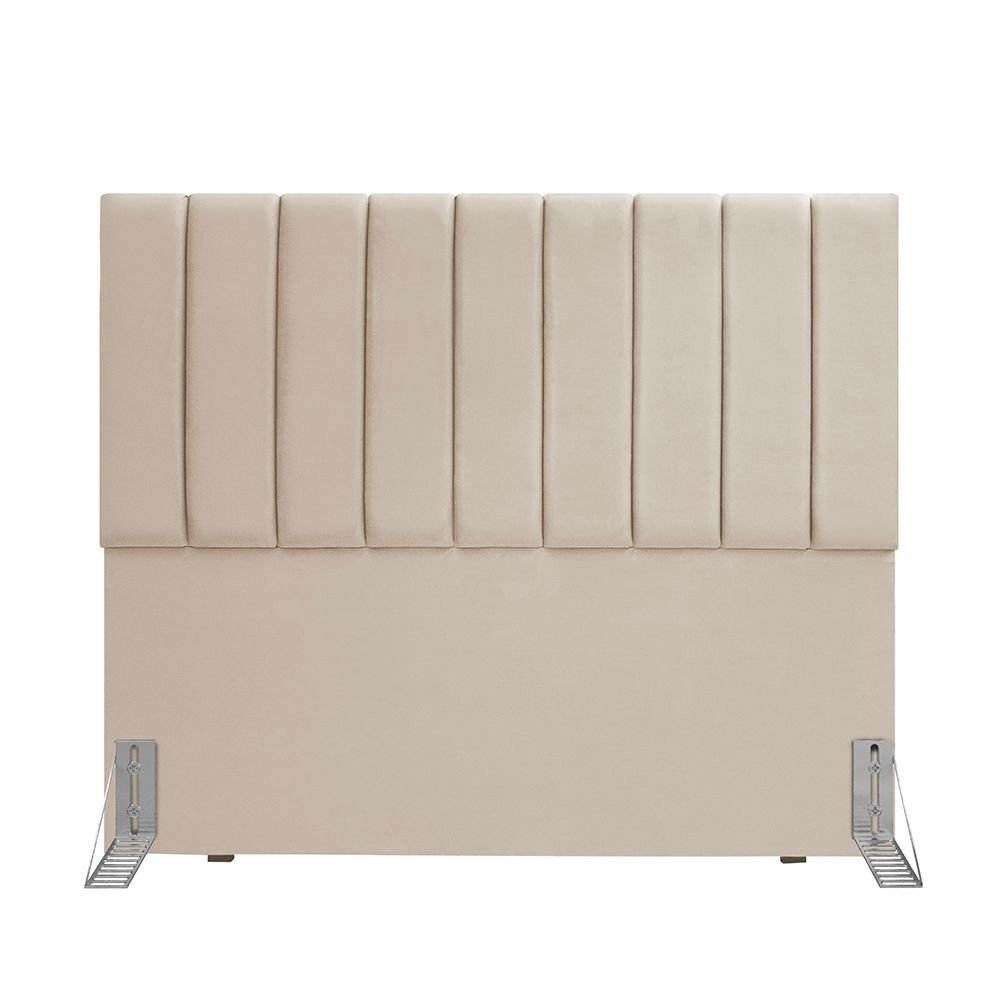 Cabeceira Cama De Casal Boucle Premium Areia