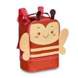 Lancheira Infantil Térmica 02 Alças Abelha Com Bolso Passeio
