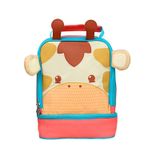 Lancheira Infantil Térmica 02 Alças Girafinha Com Bolso