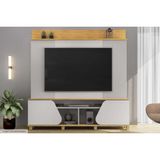 Home P/ Tv Até 70 Pol Henry C/ 2 Porta 182x184cm Bali/cedro - Dj Móveis