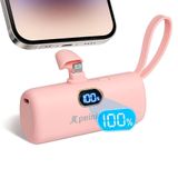 Carregador Portátil Power Bank 5000mah - Rosa