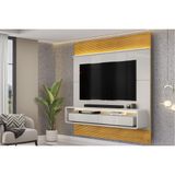 Painel Home P/ Tv Até 70 Pol Taylor 179x207cm Bali/cedro - Dj Móveis
