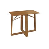 Base Mesa De Jantar Elma Bam015-ca Premium Madeira Maciça S/ Tampo Carvalho - Kappesberg