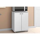 Bancada Multiuso P/ Área Serviço Balcão Asm155 C/ 2 Portas Branco - Movelbento