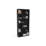 Estante De Livros Xangai Preto - Politorno