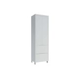 Torre Quente De Cozinha Paneleiro Marquesa C/ 2 Portas E 2 Gavetas 70cm Branco - Nesher