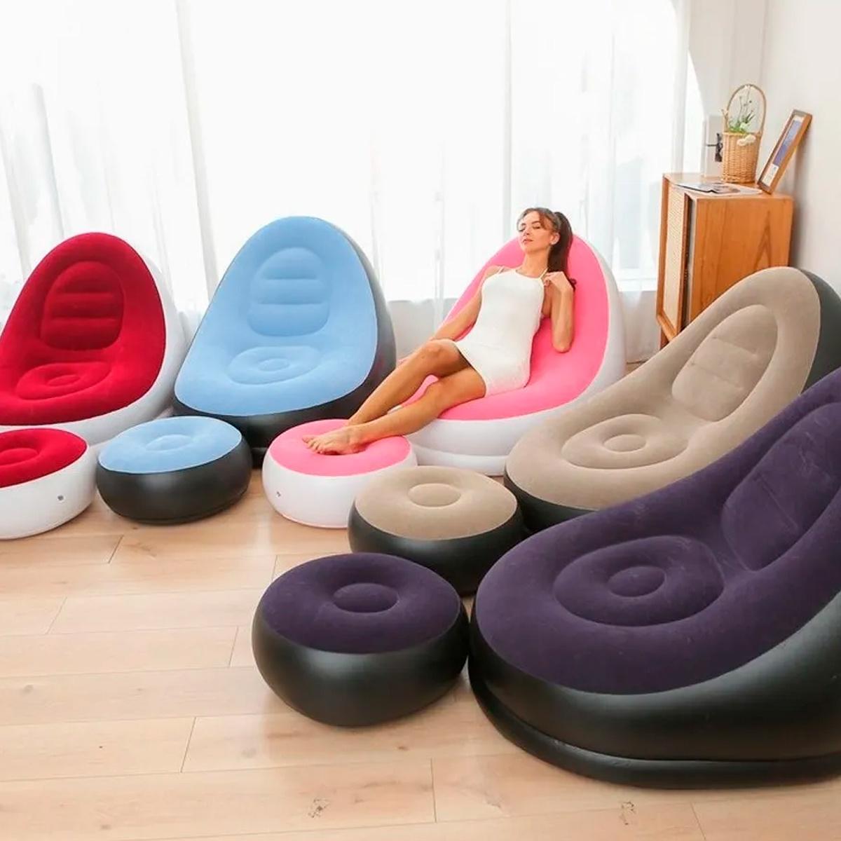 Sofá Inflável Ideal Para Usar Na Praia Ou Jardim - Carrefour