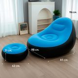 Sofá Inflável Perfeito Para Relaxar Com Ar Fresco