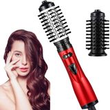 Escova Rotativa 2 Em 1 Cabelo Liso Brilhante Acabamento