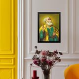 Quadro Decorativo São Pedro 24x18cm - Com Vidro