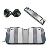Protetor Solar Uv Metálico Para Vidro De Carro Para Brisas