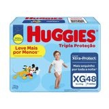 Fralda Tripla Proteção Huggies Xg 48 Unidades