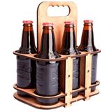 Porta Garrafa Mdf 6 Lugares Suporte Cerveja