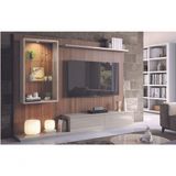 Home Para Sala De Tv Moderno Com Nicho 2,70m - Agnes - Montanhês Móveis