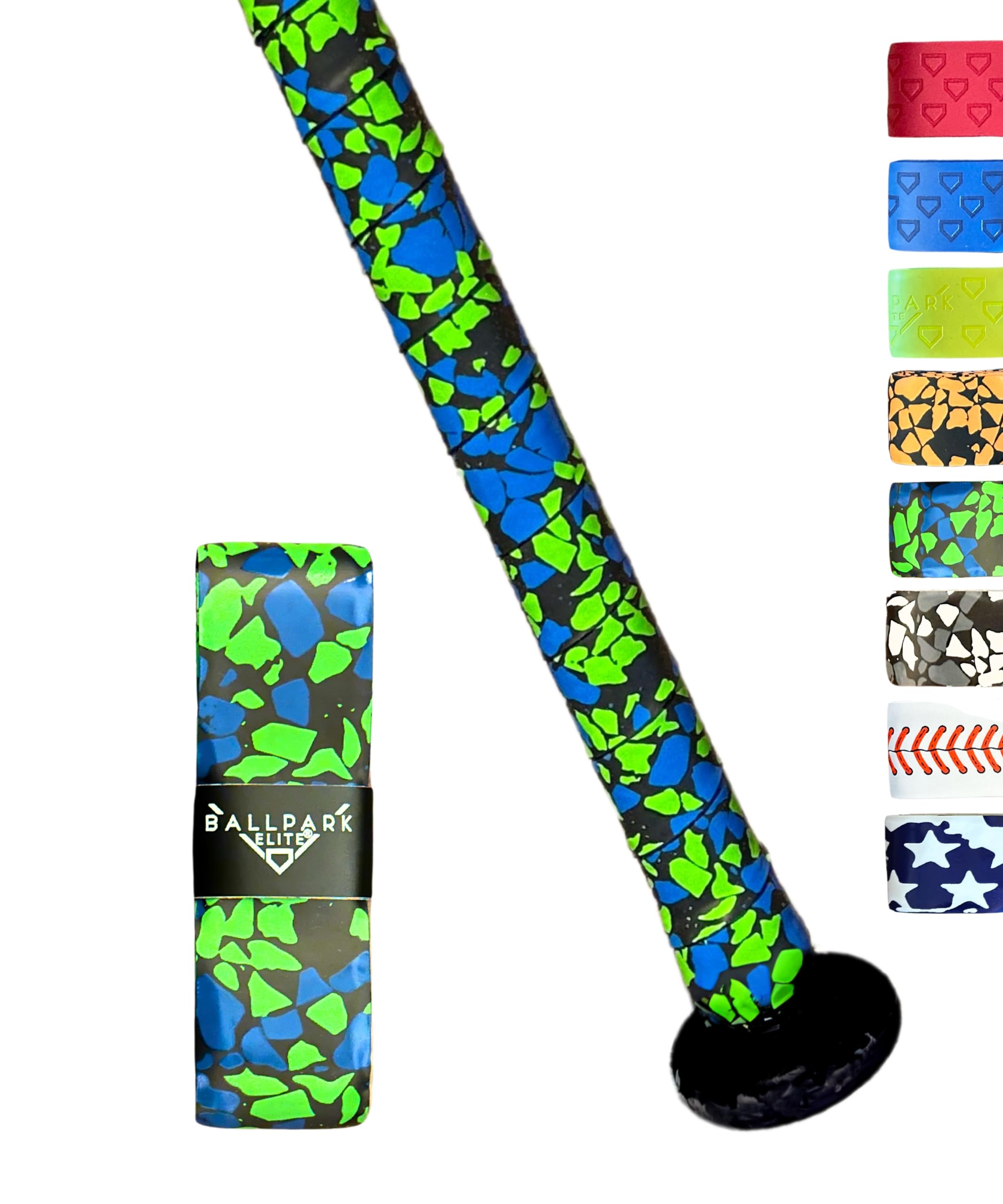 Bat Grip Tape Ballpark Elite 1,10 Mm Azul De Beisebol/softbol