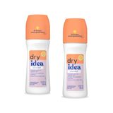 Desodorante Dry Idea Roll On, Sem Perfume, 96ml, 72h Protection