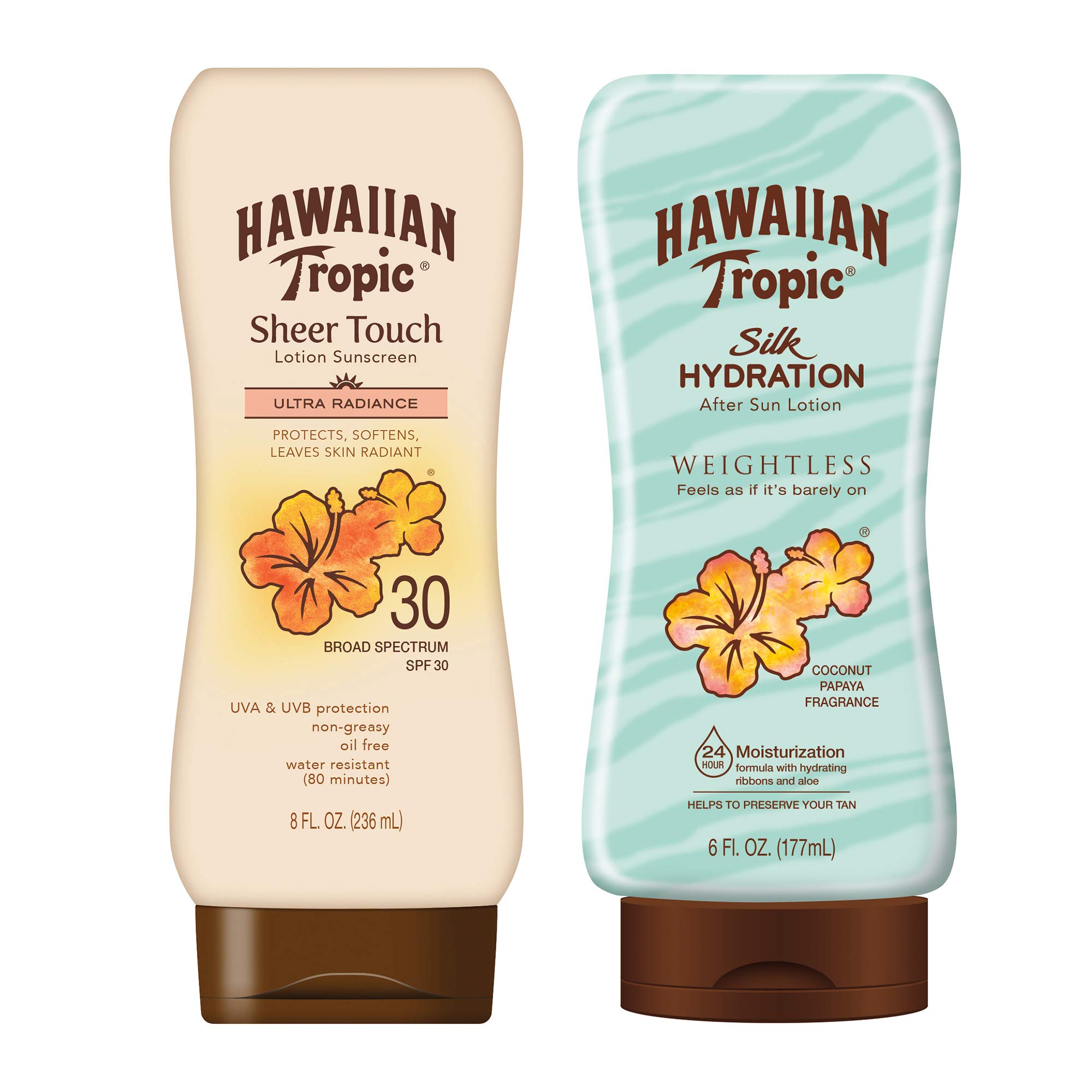 Protetor Solar E Pacote Pós-sol Hawaiian Tropic Spf 30