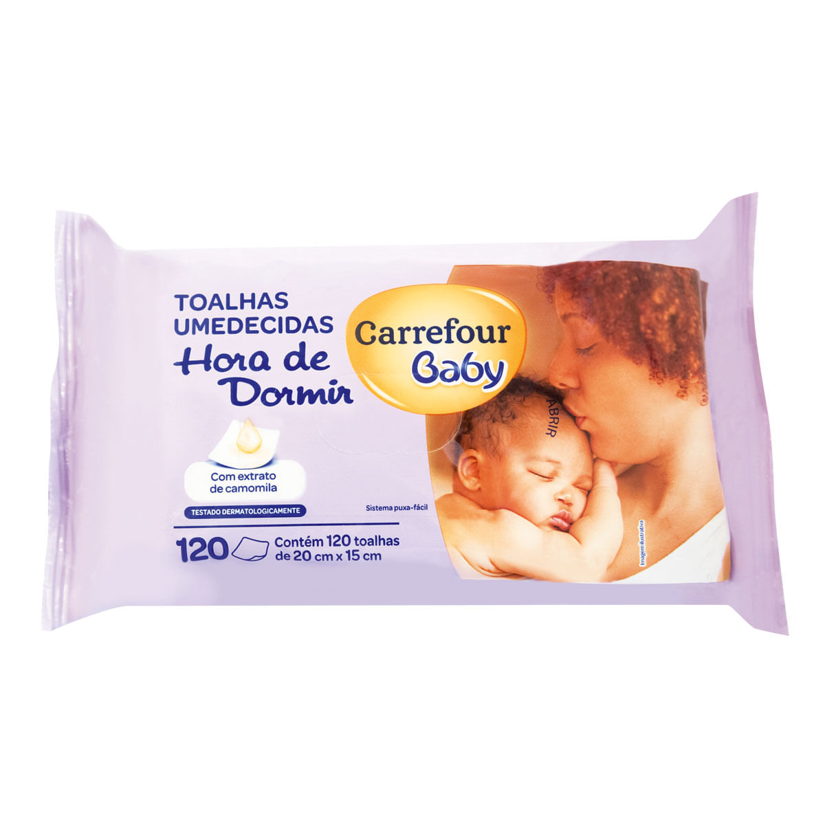Toalha Umedecida Carrefour Baby Hora de Dormir 120 Unidades é boa?