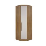 Modulado Canto Oblíquio 1 Porta - Rizon -cumaru-fendi - Móveis Novo Horizonte