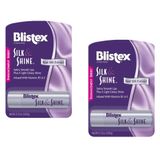 Hidratante Labial Blistex Silk &amp; Shine, 3,7 Ml, Pacote Com 2