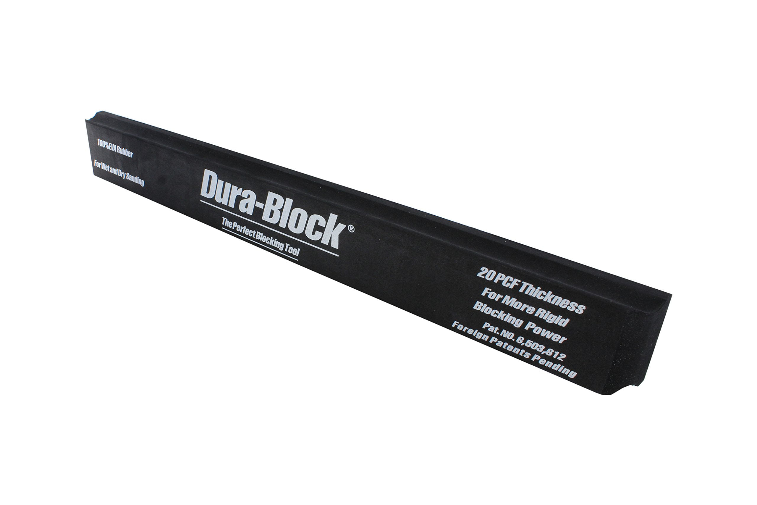 Bloco De Lixar Dura-block Af4409 Preto Longo 24x6,7x3,8 Cm