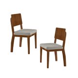 Cadeiras De Jantar De Madeira Maciça Master Star Móveis