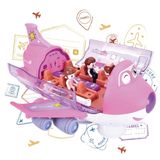 Brinquedo Interativo Infantil Feminino Avião Rosa Educativo