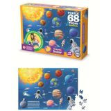 Quebra-cabeça - Sistema Solar 68 Peças