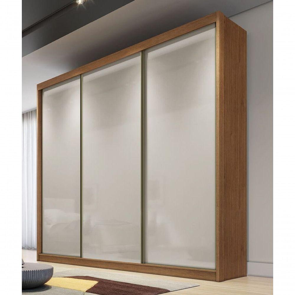 Guarda Roupa Casal 3 Portas 8 Gavetas - Logan-cumaru-fendi