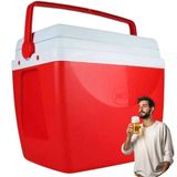 Cooler Para Latas Compacto E Durável Ideal Para Festas