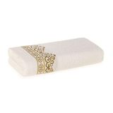 Toalha De Rosto Fio Cardado Mayan Ivory/dourado