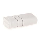 Toalha Banhão Fio Zero Twist 100% Algodão Plaza Branco/preto