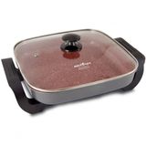 Panela Quadratt Britania Antiaderente 3.5l Luxx Red 1200w 220v