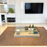 Tapete Carpete Sala Quarto Elegante Trama 1,50 X 2,00 Marrom