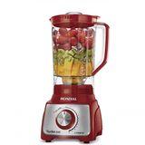 Liquidificador Mondial 1200w Luxx Line 3l Vermelho 110v