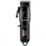 Maquina Cortar Cabelos Sem Fio Bmax 4 Pentes Bivolt Preta