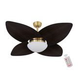 Ventilador De Teto Dormamu Dourado 4 Pás 110v Com Controle