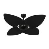 Ventilador De Teto Dormamu Nero Office 4 Pás Preto 110v