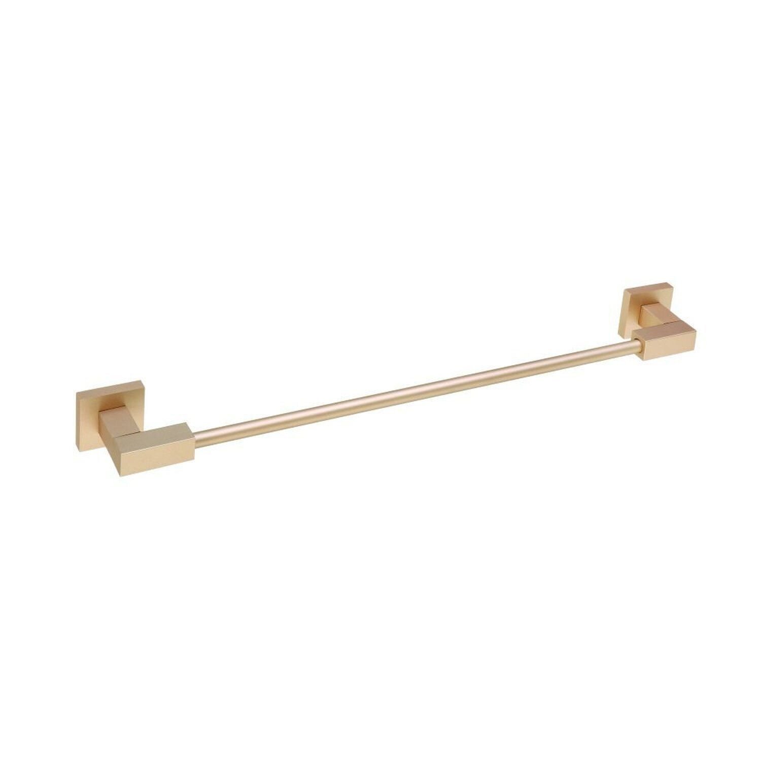 Toalheiro Para Banheiro Linear Quadra Dourado Matte